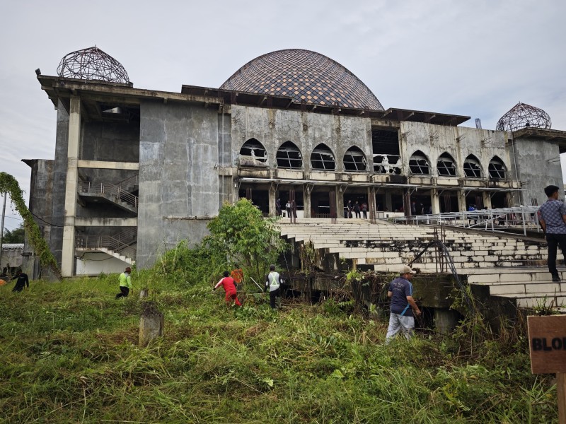 Pemkab Inhil Komit Lanjutkan Pembangunan Islamic Center
