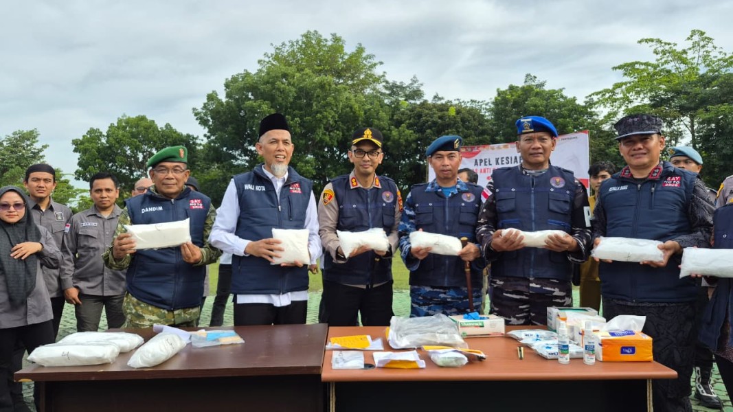 Apel Satgas Anti Narkoba Digelar di Dumai, Forkopimda Kompak Perangi Peredaran Gelap Narkotika