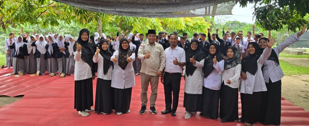 Abdul Hamid Bangkitkan Semangat Empat Pilar di SMAN 1 Bandar Seikijang