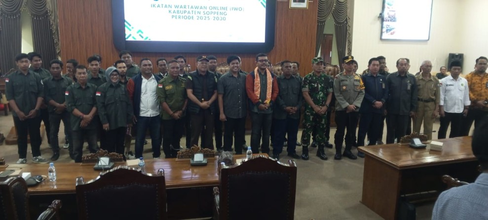 PD IWO Soppeng Resmi Dilantik, Kamaruddin Pimpin Periode 2025–2030