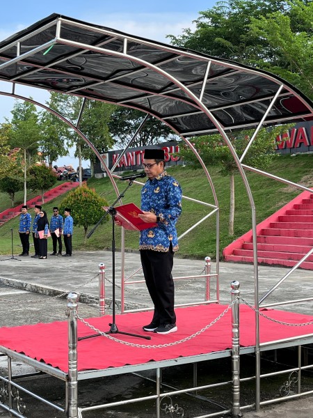 Pimpin Upacara Harkitnas ke-118, Sekda Tegaskan Pentingnya Kedaulatan Digital