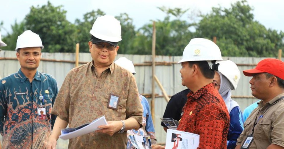 Wabup Rohul Dampingi Kementerian PKP Tinjau Program Penataan Kawasan Kumuh di Danau Dipo Boncah Balong
