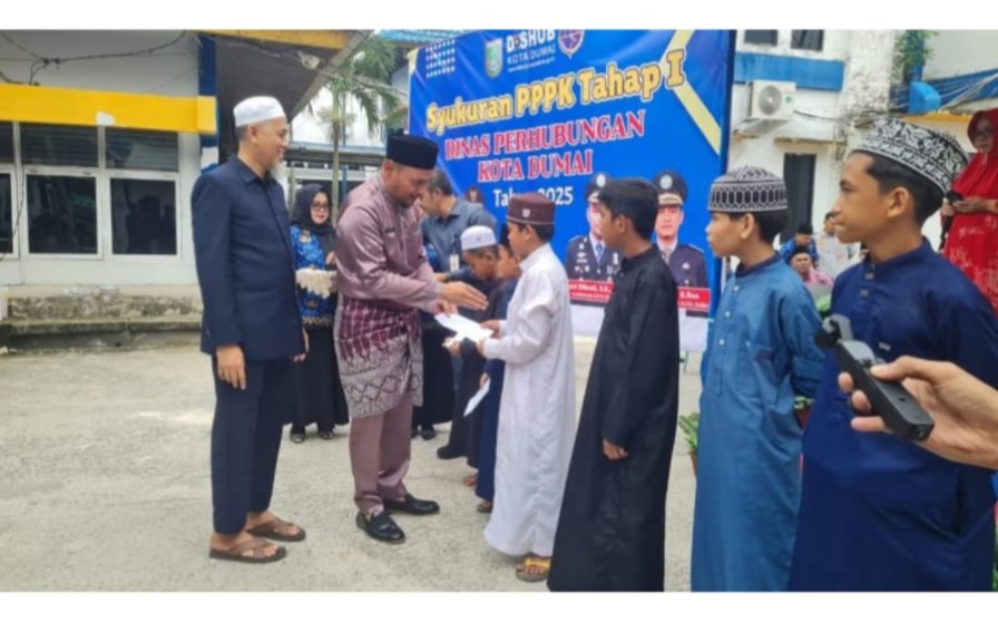Syukuran Penyerahan SK PPPK Dishub Dumai: Wujud Syukur dan Kepedulian Sosial