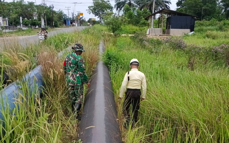 Sinergi TNI–SKK Migas, Patroli Jalur Pipa Minyak di Dumai Berjalan Aman dan Kondusif