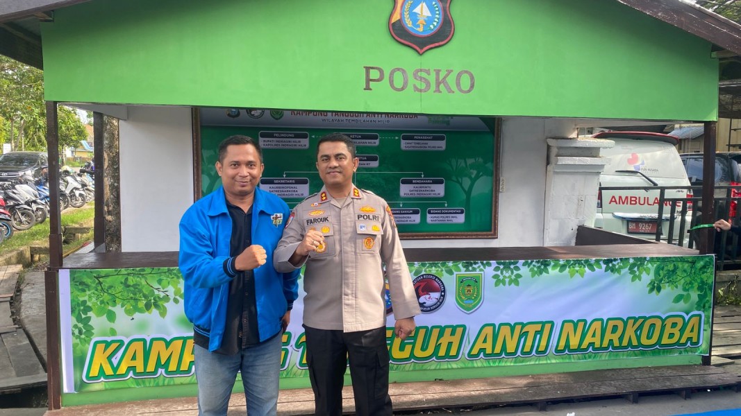 Hadiri Kegiatan Penunjukan Duta Anti Narkoba dan Revitalisasi Kampung Tangguh, Mahmudin: Ini Bukti Kongkret Polres Inhil Dalam Memberantas Peredaran Narkotika