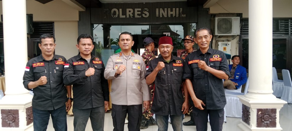 Grib Jaya Inhil Ajak Masyarakat Dukung Polres Jaga Kamtibmas