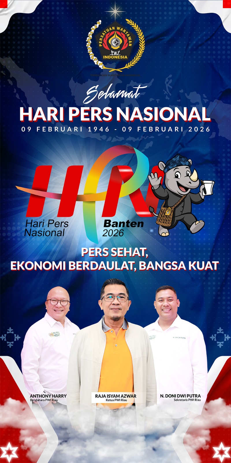 PWI Riau Kirim 110 Delegasi ke HPN 2026 di Banten