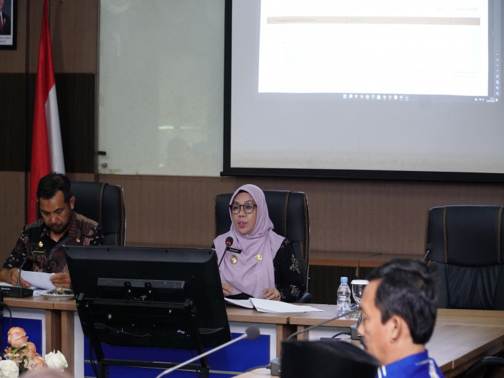 Wakil Bupati Kampar Pimpin Rapat Penyusunan Laporan Kinerja Program Strategis Nasional
