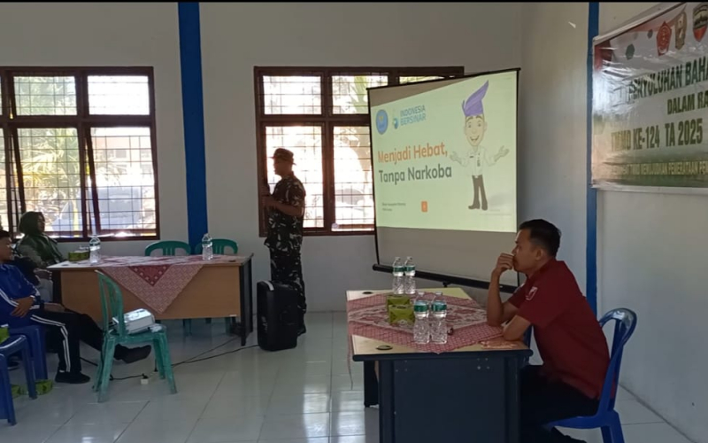 TMMD Kodim Dumai Ajak Masyarakat Perangi Narkoba