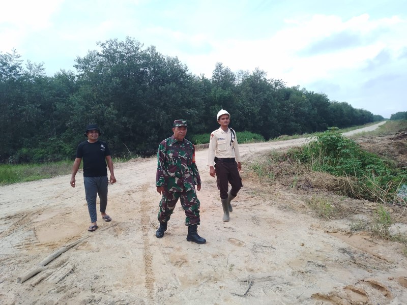 Pelda Benriyadi Laksanakan Patroli Karhutla di Lubuk Umbut, Situasi Aman dan Nihil Titik Api