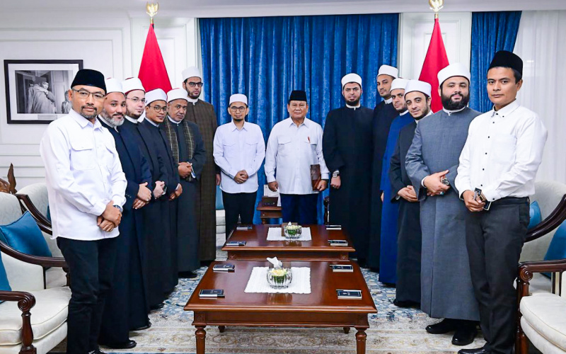 Presiden RI Terima Kunjungan Ustaz Adi Hidayat dan Perwakilan Al Azhar Kairo