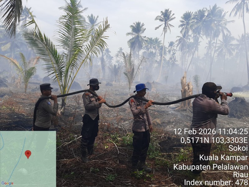 Karhutla Mengganas di Kuala Kampar