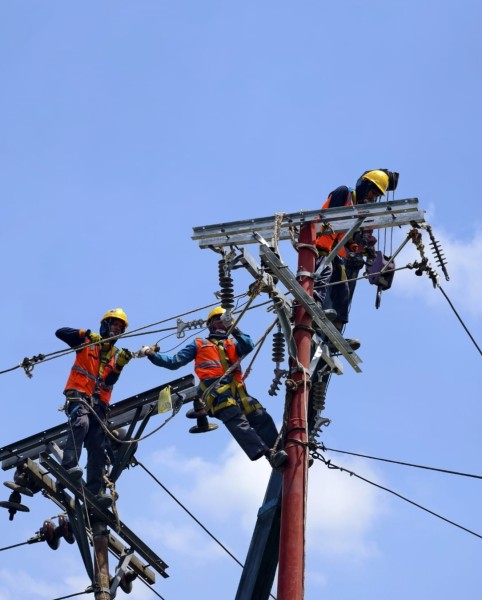 PLN ULP Kuala Enok Laksanakan Pemeliharaan Jaringan 20 kV, Siaga Sambut Ramadhan 1447 H dan Tahun Baru Imlek