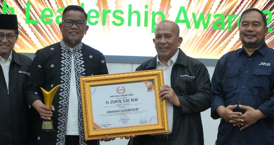 Bupati Zukri Raih Amanah Leadership Award 2026, Bukti Kepemimpinan Berpihak pada Rakyat