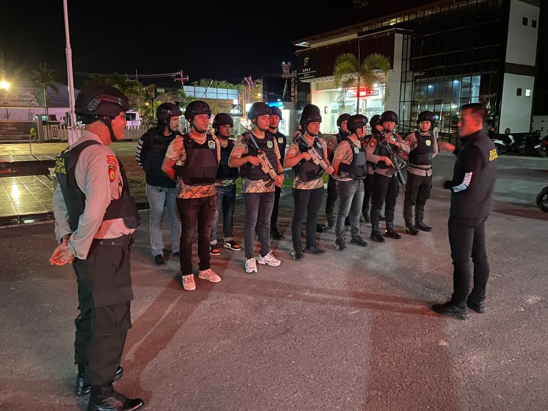 Tim Raga Polres Inhil Gelar Operasi Pemberantasan Premanisme dan Geng Motor