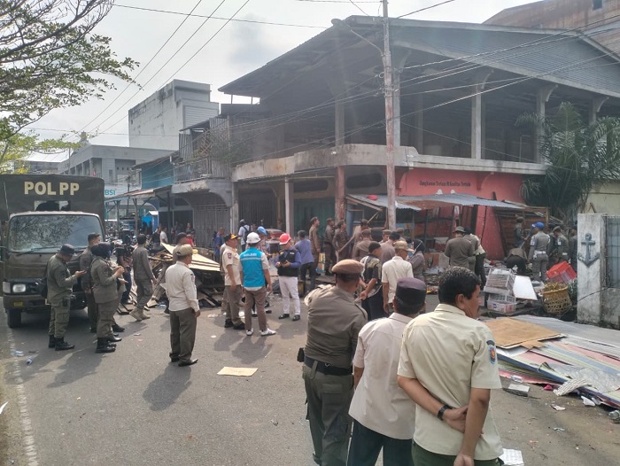 Wajah Baru Bagansiapiapi, Pemkab Rohil Tertibkan PKL dan Kembalikan Hak Pejalan Kaki