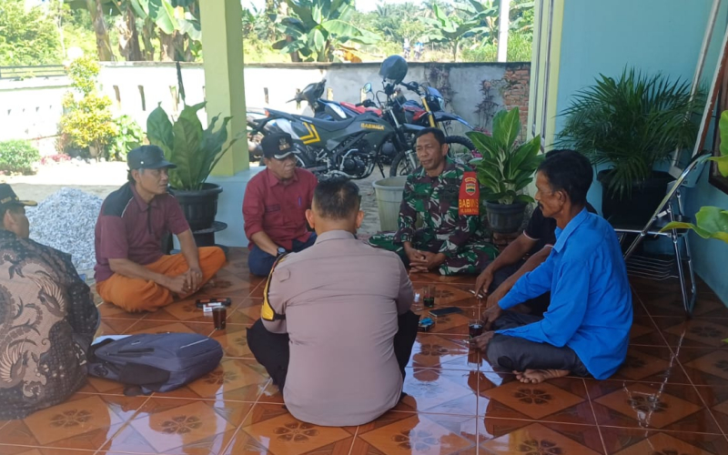 Komsos, Program Rutin Babinsa Gurun Panjang dalam Mempererat Silaturahmi