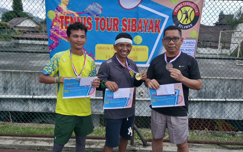 Pertandingan Persahabatan Tenis Pelindo Regional 1 dan Pelindo Wilayah Medan
