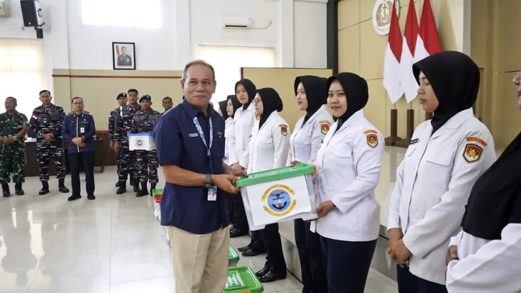Pelindo Regional 1 Dumai Hadir dalam Bakti Sosial HUT TNI AL ke-81 di Lanal Dumai