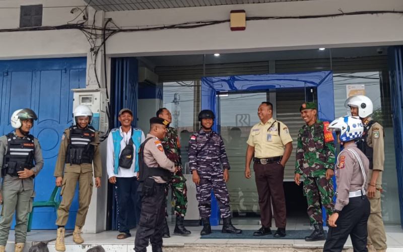 Babinsa Koramil 01 Ikut Patroli Gabungan Ciptakan Keamanan Kota Dumai