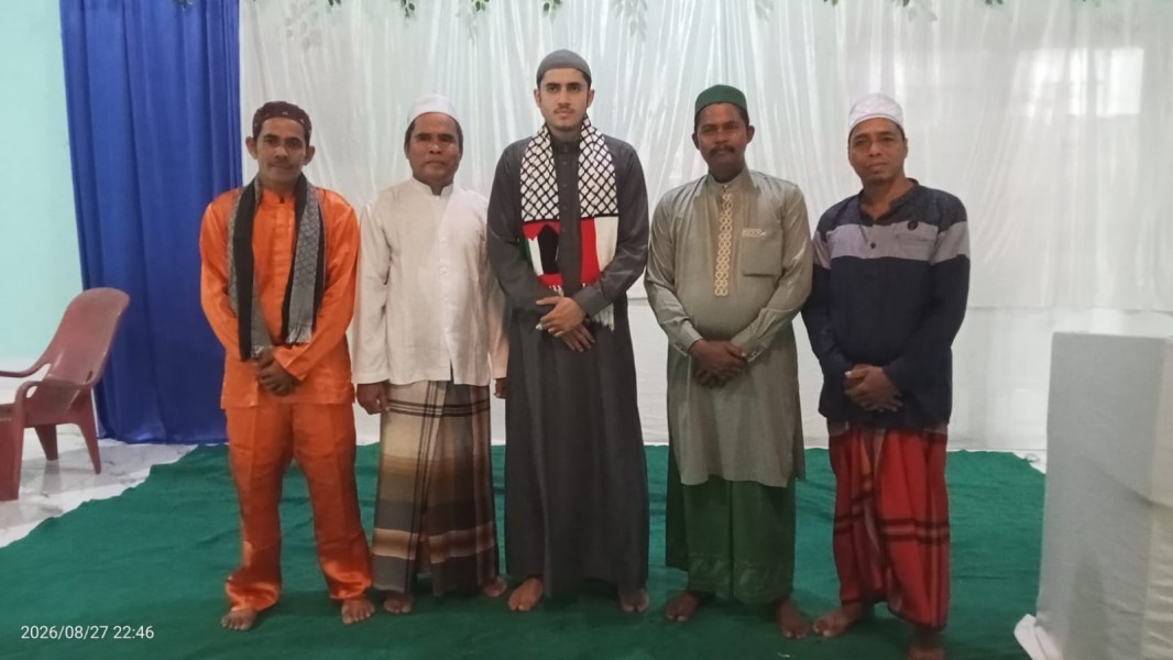 Moment Maulid Nabi, BKM Masjid Al Huda Teluk Pulai Hadirkan Penceramah Asal Palestina dan Kumpul Donasi Kemanusiaan.