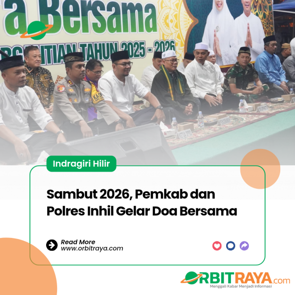 Sambut 2026, Pemkab dan Polres Inhil Gelar Doa Bersama