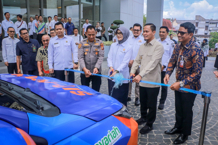 Kerjasama dengan BRK Syariah, Wali Kota Agung Launching Mobil Layanan NIB dan NPWP Keliling