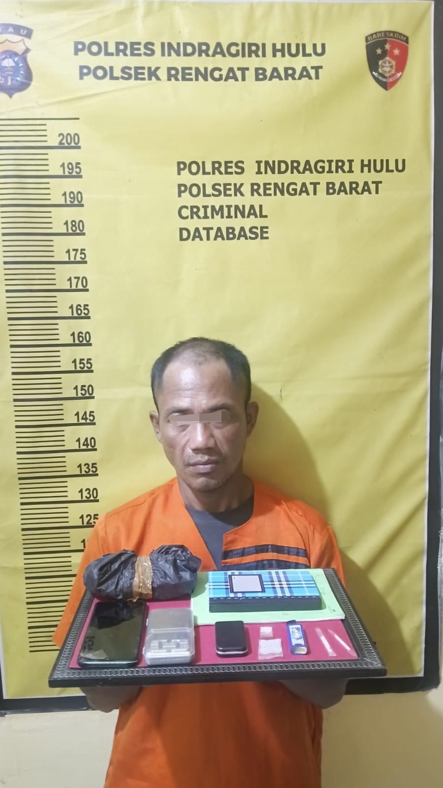 Peredaran Gelap Narkotika Dibulan Puasa, Polsek Rengat Barat Ringkus Pelaku