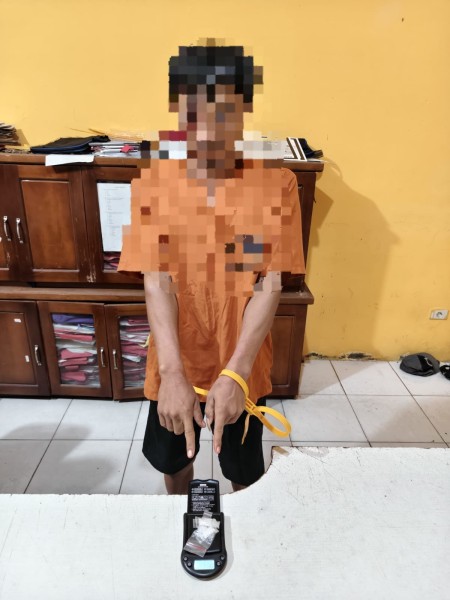 Polsek Tapung Hilir Ringkus Sindikat Narkoba di Desa Tapung Makmur