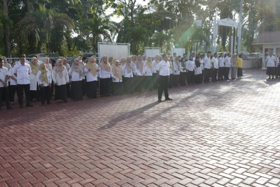 Wakil Bupati Asahan Pimpin Apel di Dinas Kesehatan, Tegaskan Pentingnya Disiplin dan Kualitas Pelayanan