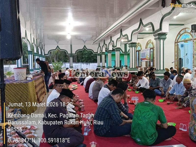 Safari Ramadan Pemkab Rohul di Masjid Al-Falah Kembang Damai