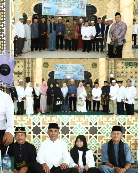 Hadiri Peringatan Isra Mi’raj Di Kuala Lahang, Bupati Inhil Ajak Masyarakat Untuk Ikut Berperan Aktif Mensukseskan Pembangunan