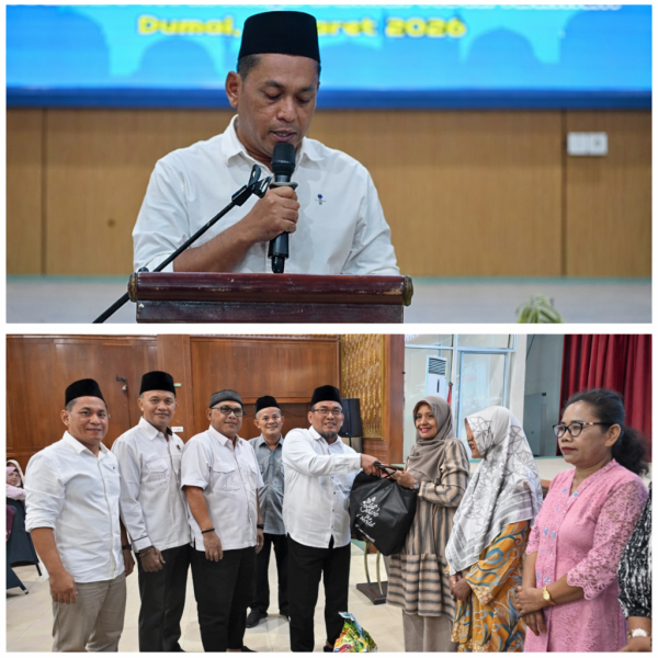 PWI Dumai Gelar Buka Bersama & Aksi Sosial Ramadan, Wawako: Wartawan Punya Empati Tinggi