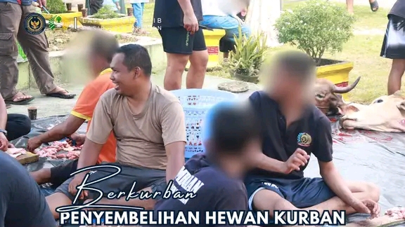 Idul Adha Penuh Makna, Lapas Pasir Pangarayan Perkuat Kebersamaan Lewat Kurban