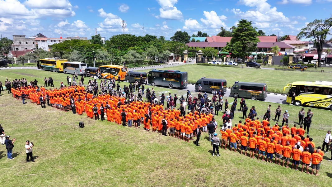 Polda Riau Komitmen Perang Lawan Narkoba, 557 Tersangka Diamankan dalam Operasi Antik LK 2026