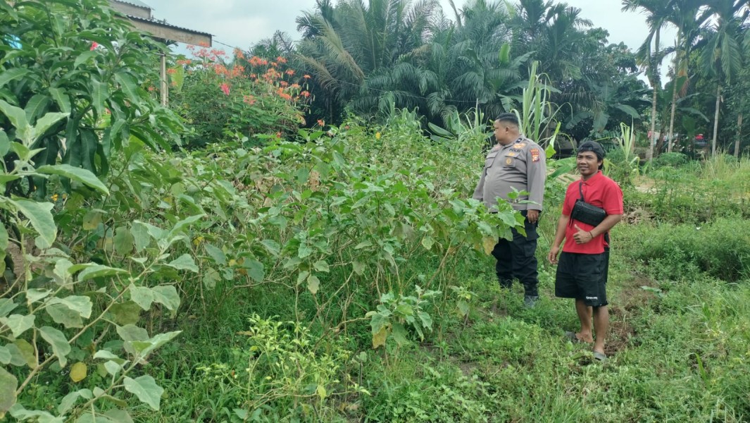 Polisi Cinta Petani Hadir di Tengah Warga, Polres Inhu Perkuat Ketahanan Pangan dari Sektor Pertanian dan Peternakan