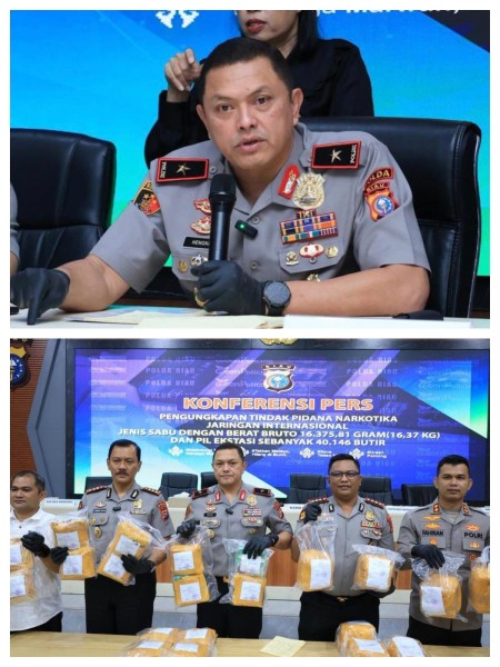 Polda Riau Bongkar Jaringan Narkoba Malaysia, Sabu dan Ekstasi Rp31 Miliar Disita