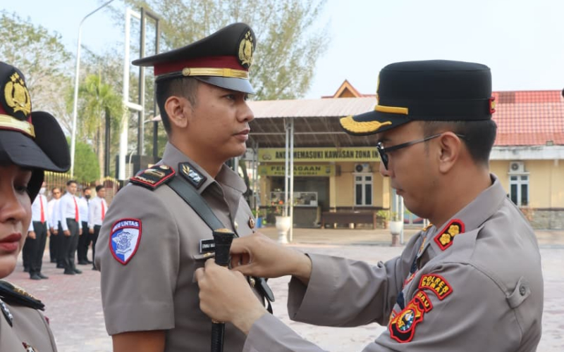Kapolres Dumai Pimpin Sertijab Sejumlah Pejabat Utama