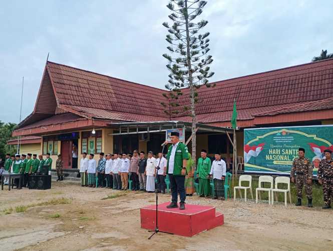 Hari Santri di Reteh, Khoirul Huda Ajak Santri Lanjutkan Jihad Keilmuan dan Kebangsaan