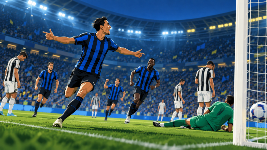 Inter Milan Comeback 5-3 Atas Udinese, Naik ke Peringkat Kedua Klasemen Serie A