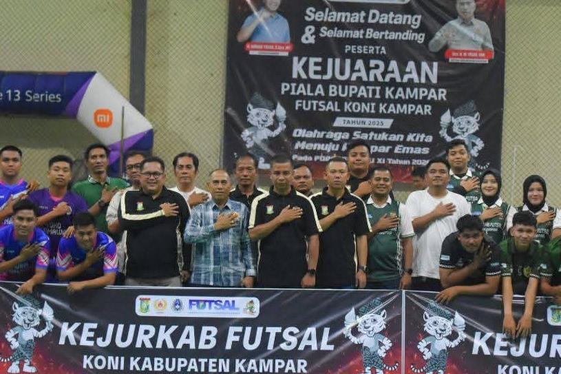 Drama Tiga Hari Berakhir, Sky Futsal A Raih Piala Bupati Kampar