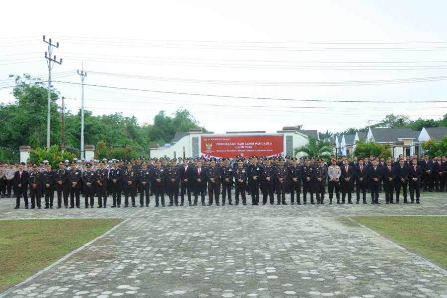 Polres Kepulauan Meranti Peringati Hari Lahir Pancasila 2026, Teguhkan Komitmen Kebangsaan
