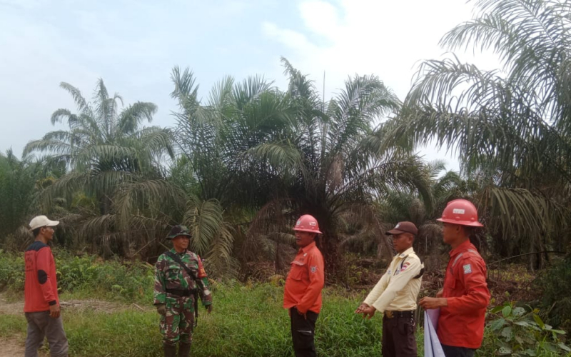 Babinsa Sei Geniot Sosialisasi Pencegahan Karhutla