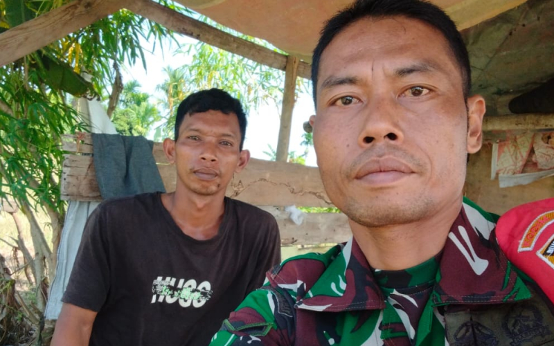 Babinsa Sei Sembilan Laksanakan Patroli dan Pengawasan di Off Take Station PT SDO