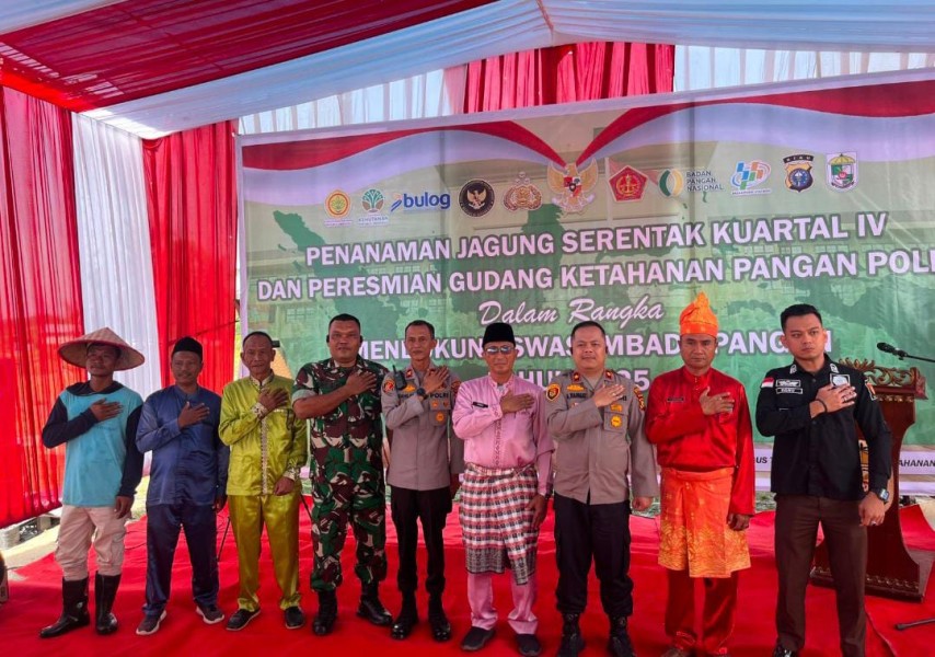 Jagung Tumbuh, Harapan Bertunas: Pelalawan Ikut Gerakan Tanam Raya Nasional