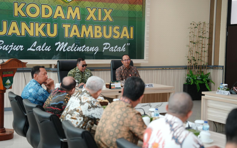 Pertamina Patra Niaga Kilang Dumai Perkuat Sinergi Pengamanan Obvitnas Lewat Kunjungan Audiensi dengan Kodam XIX/Tuanku Tambusai