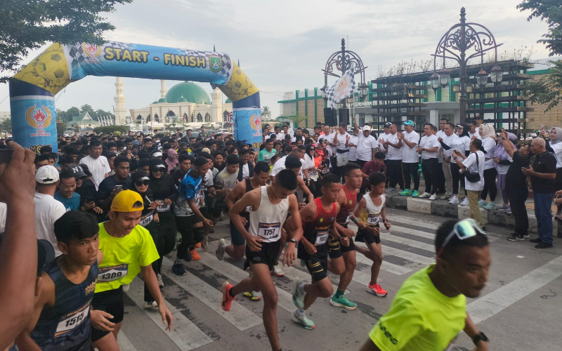 Antusias Runner Luar Biasa, KONI Kota Dumai Sukses Selenggarakan KONI Heroes Run 2025
