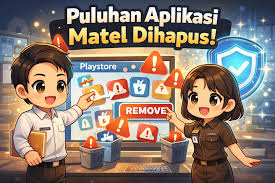 Aplikasi Dihapus Komdigi, Matel Ngaku Tak Bisa Kerja