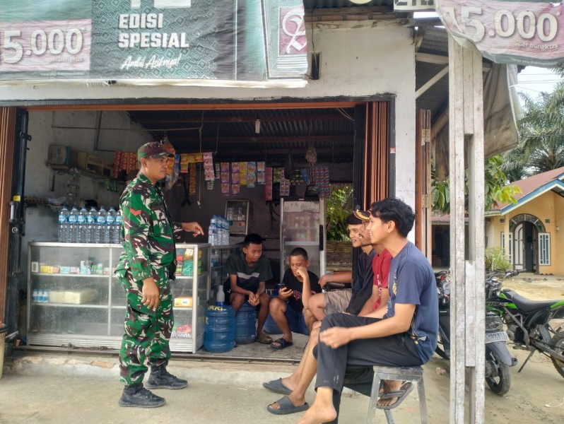 Koptu Salomo Sembiring Gelar Komsos Kesehatan di Minas Jaya, Ajak Warga Peduli Kebersihan dan Kesehatan