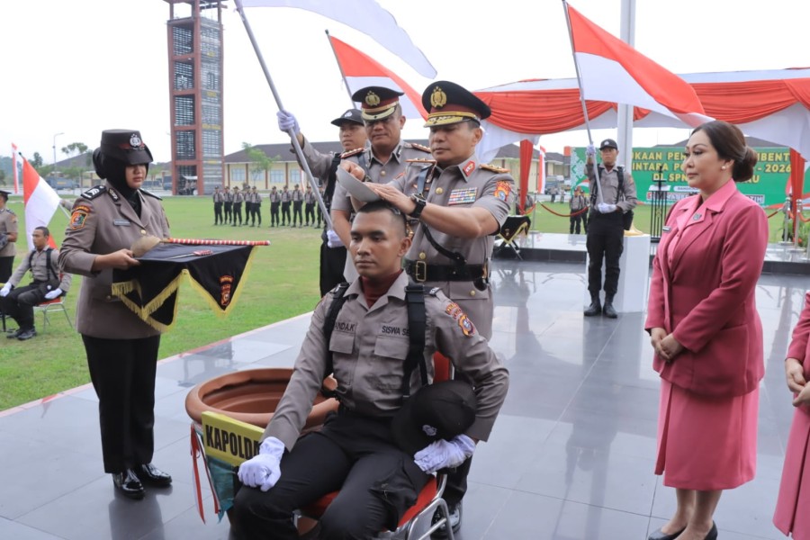 Kapolres Kampar Saksikan Pembukaan Pendidikan 111 Calon Bintara Polri di SPN Riau!